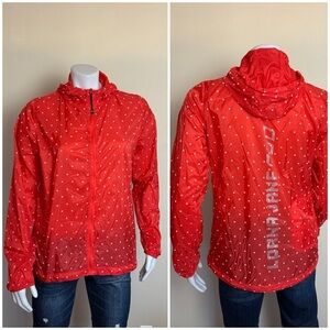 LORNA JANE ACTIVE - STARLIGHT RUN JACKET with hood. Nylon. Large P2P 21"